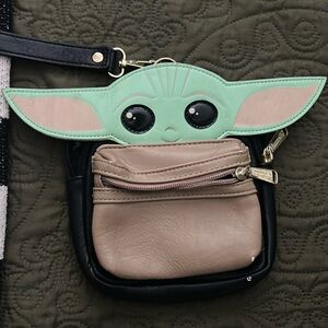 Loungefly Baby Yoda Wristlet Purse